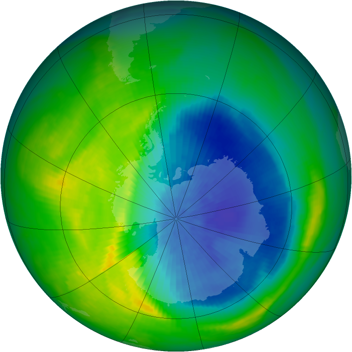 Ozone Map 1982-10-16